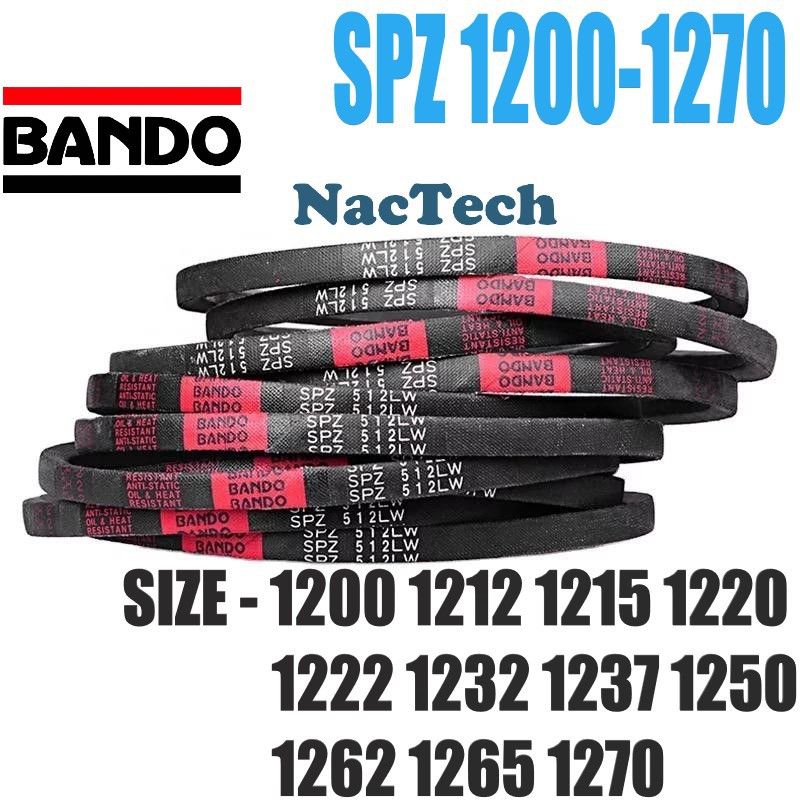 BANDO LW SPZ1200 SPZ1212 SPZ1215 SPZ1220 SPZ1222 SPZ1232 SPZ1237 SPZ1250 SPZ1262 SPZ1265 SPZ1270 Narrow V-Belts SP Type