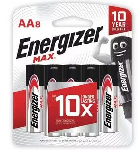 Energizer E91BP8M Max AA Size Battery - 8pcs Bateri AA