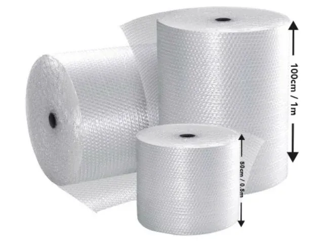 BUBBLE WRAP SINGLE LAYER 1Meter x 1Meter (BUBBLE SIZE 10MM)
