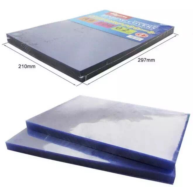 A4 PVC Rigid Sheet/Binding Cover (0.2) /Binding Cover /PVC Rigid Sheet /A4 Size PVC Rigid Sheet / RIGIT SHEETS