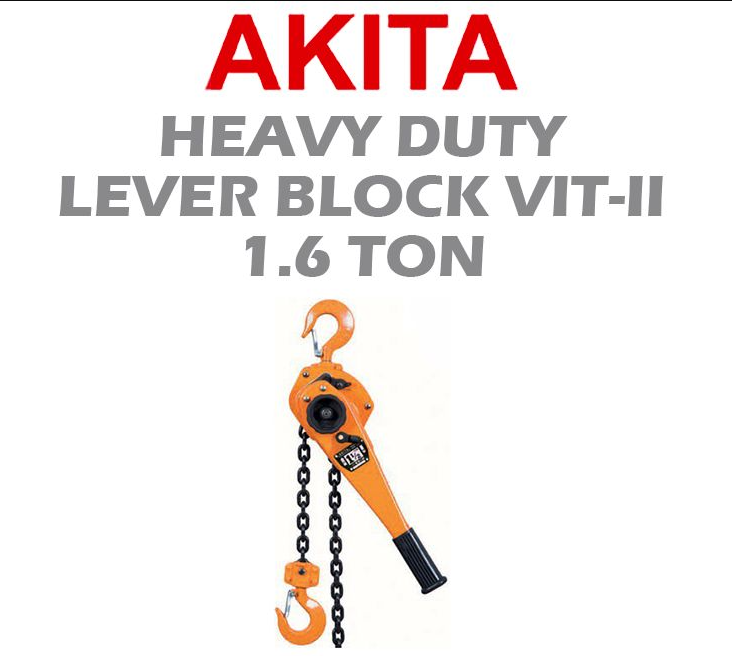 AKITA HEAVY DUTY LEVER BLOCK VIT-II TYPE 1.6 TON