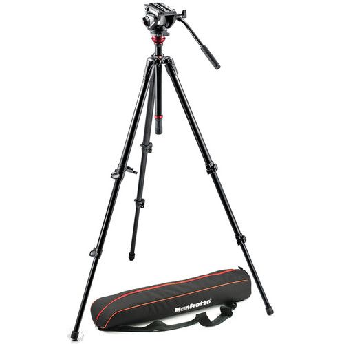 Manfrotto *Manfrotto MVH500AH Fluid Head & 755XB Tripod with Carrying Bag