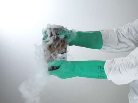 GLOVE SOLVEX NITRILE (37175) 13", GREEN, 1 PAIR/PACK
