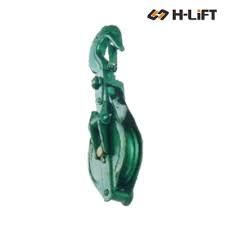 H-LIFT SNATCH BLOCK WITH HOOK SINGLE WHEEL 2TON