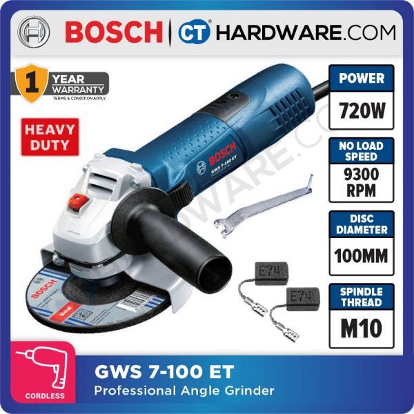 GWS7100ET angle grinder 4"