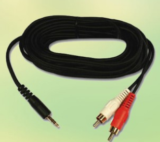 Audio 3.5mm (M) To 2 RCA (M) Cable