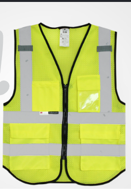 PICASAF HEAVY DUTY SAFETY REFLECTIVE VEST SAFETY VEST COAT BAJU KESELAMATAN-