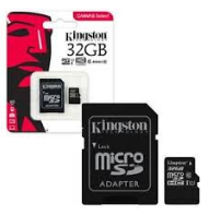 KINGSTON TF CANVAS SELECT + ADAPTER 32GB