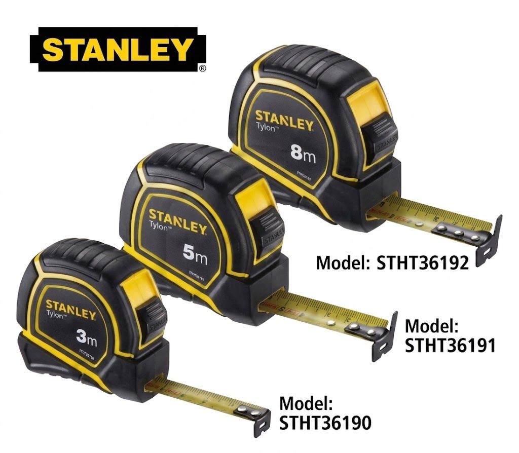 STANLEY MEASURING TAPE TYLON 3M 5M 8M / POWERLOCK 3.5M 5M 8M PITA PENGUKUR l PITA PENGUKUR l 卷尺