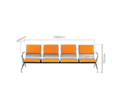 Guest Four Seater Link Chair OFMEV917