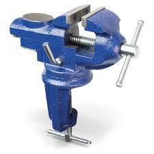 TOTAL bench vise swivel base with anvil