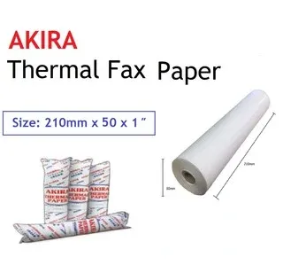 FAX ROLL PAPER (210MMX50X1) Thermal