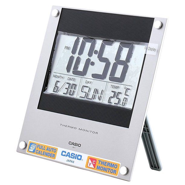 *Casio Thermo Monitor Digital Wall/Desk Clock ID-11S