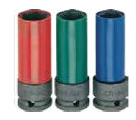 JONNESWAY 1/2" DR. WHEEL NUT IMPACT DEEP SOCKET, SIZE: 21MM
