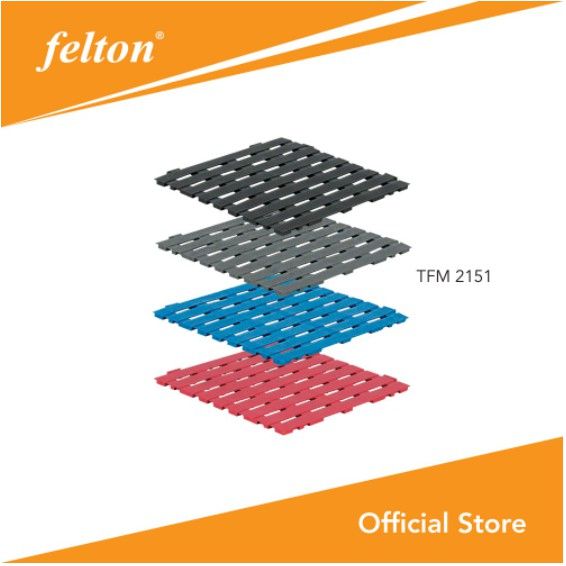 *Felton TFM2151 Durable Rubber Anti Slip Floor Mat