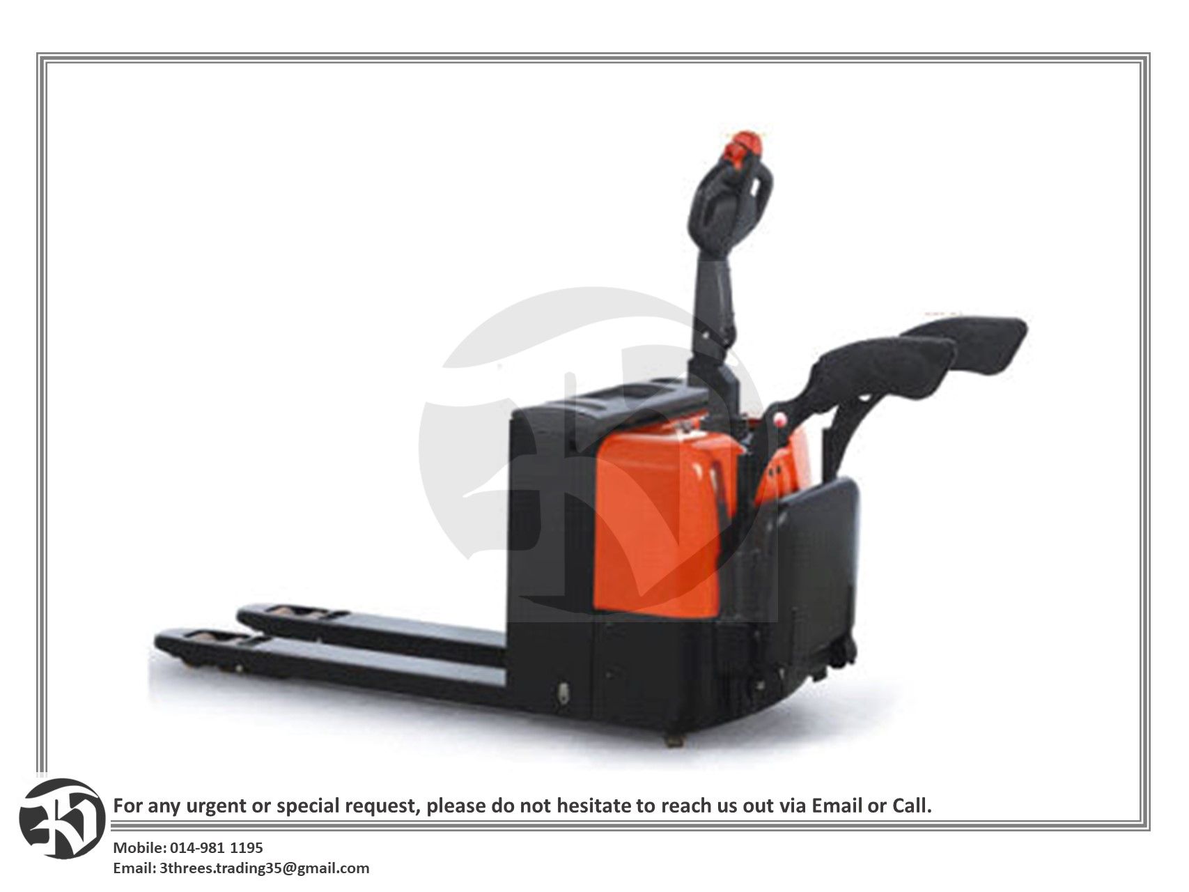2 Ton ADVANCE Electric Pallet Truck - FEPT-20