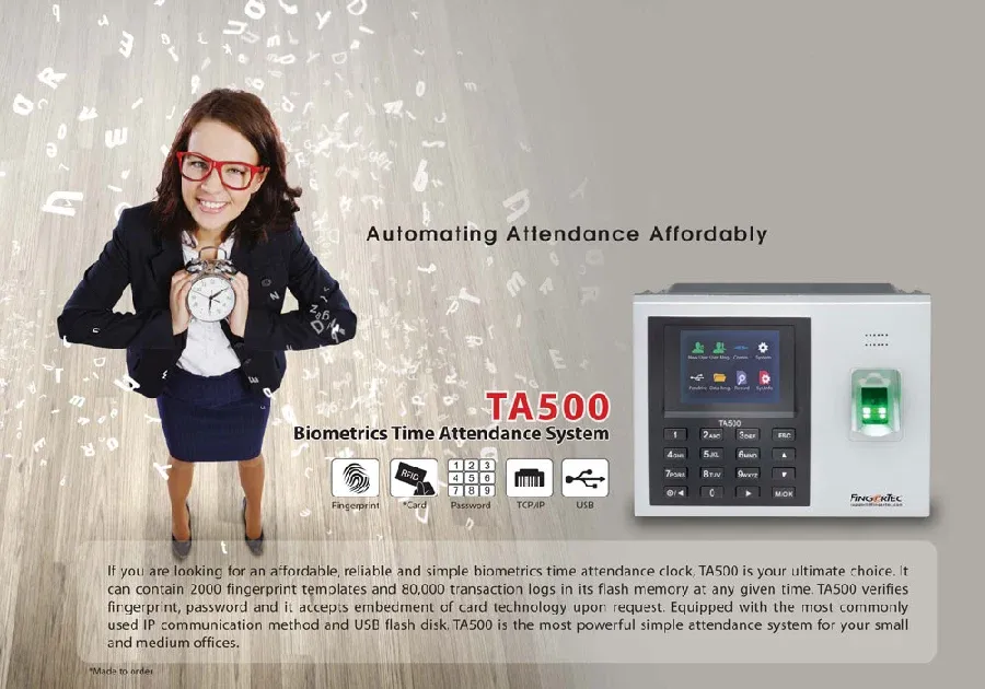 TA500 - FingerTec Fingerprint
