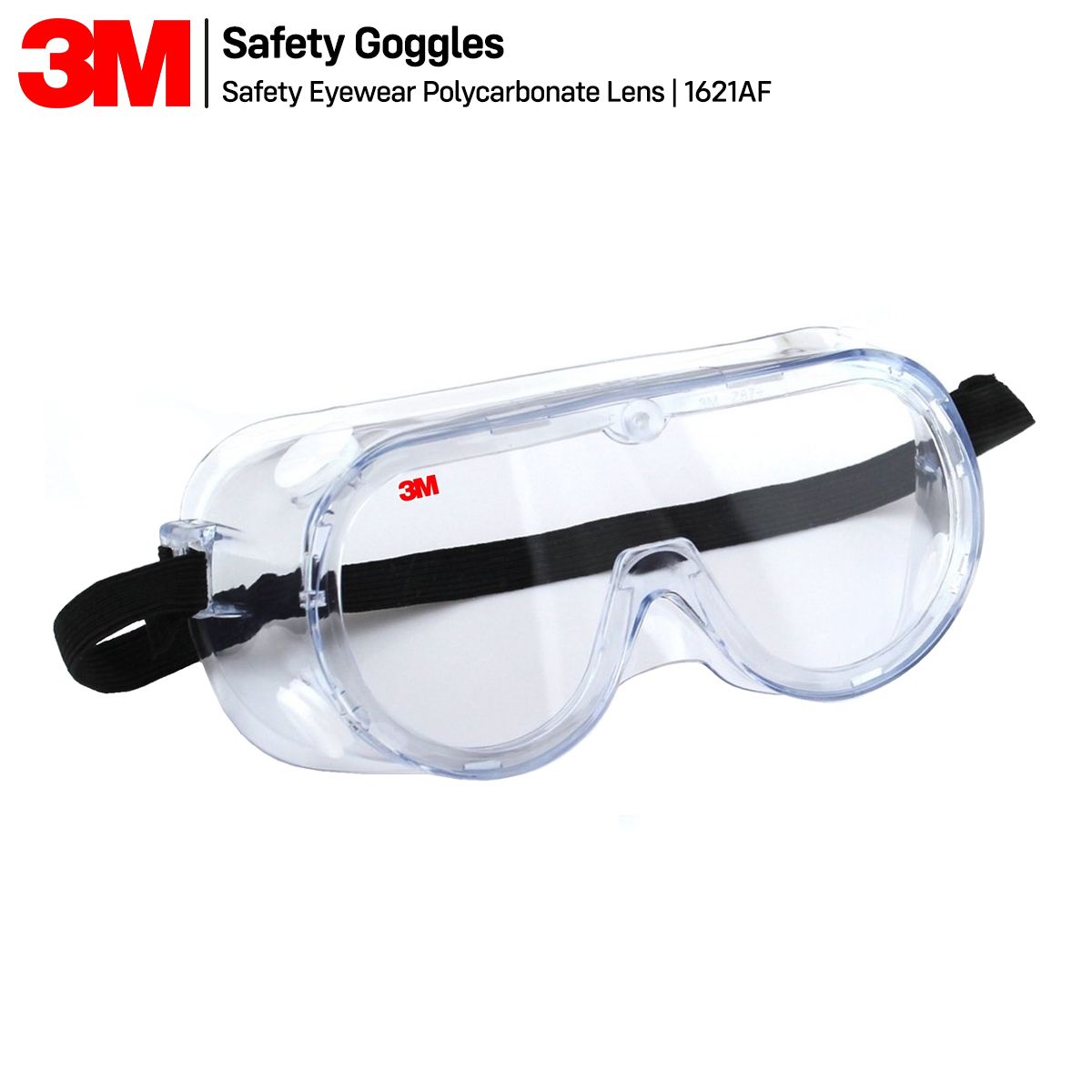 3M 1621AF 3M™ SAFETY  GOGGLES, POLYCARBONATE LENS FOR SPLASH