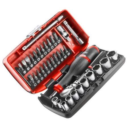 Facom 38-Piece 1/4 in 6 Point Socket Set