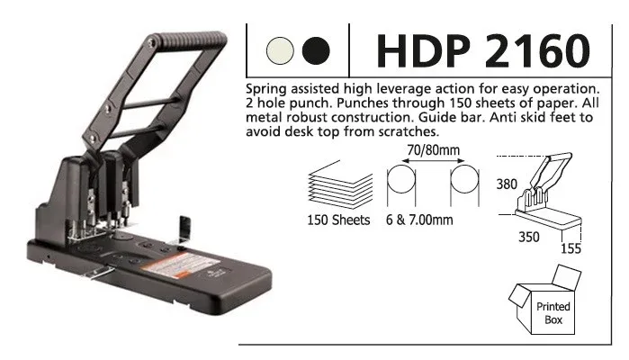 Kangaro Heavy Duty 2 Hole Puncher HDP2160