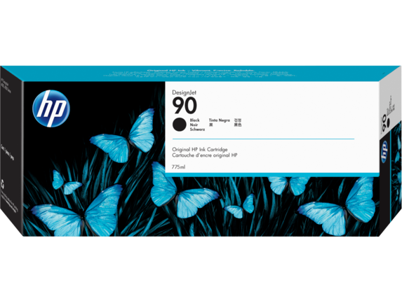 Genuine Malaysia HP Warranty- HP 90 Cyan 400 ml Ink Cartridge