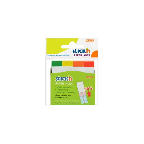 Hopax Paper Index 21611 (4 colors, 50x12mm)