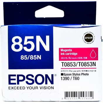 Genuine Malaysia Epson Warranty - EPSON 85N MAGENTA INK C13T122300