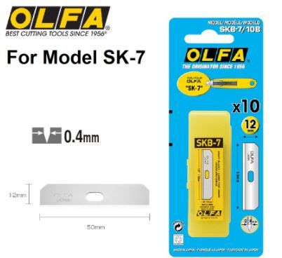 OLFA Blades [SKB-7/10B] For Model SK-7 (10pcs/pack)