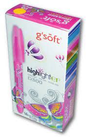 GSOFT HIGHLIGHTER D300 10PCS/BOX