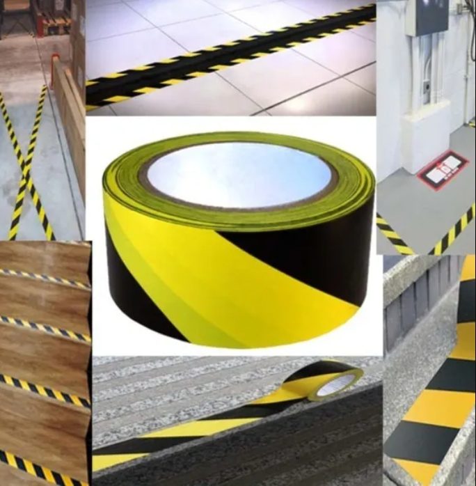 FLOOR MARKING TAPE [4.8CMX30M/56ROLL/CTN] - YELLOW / BLACK