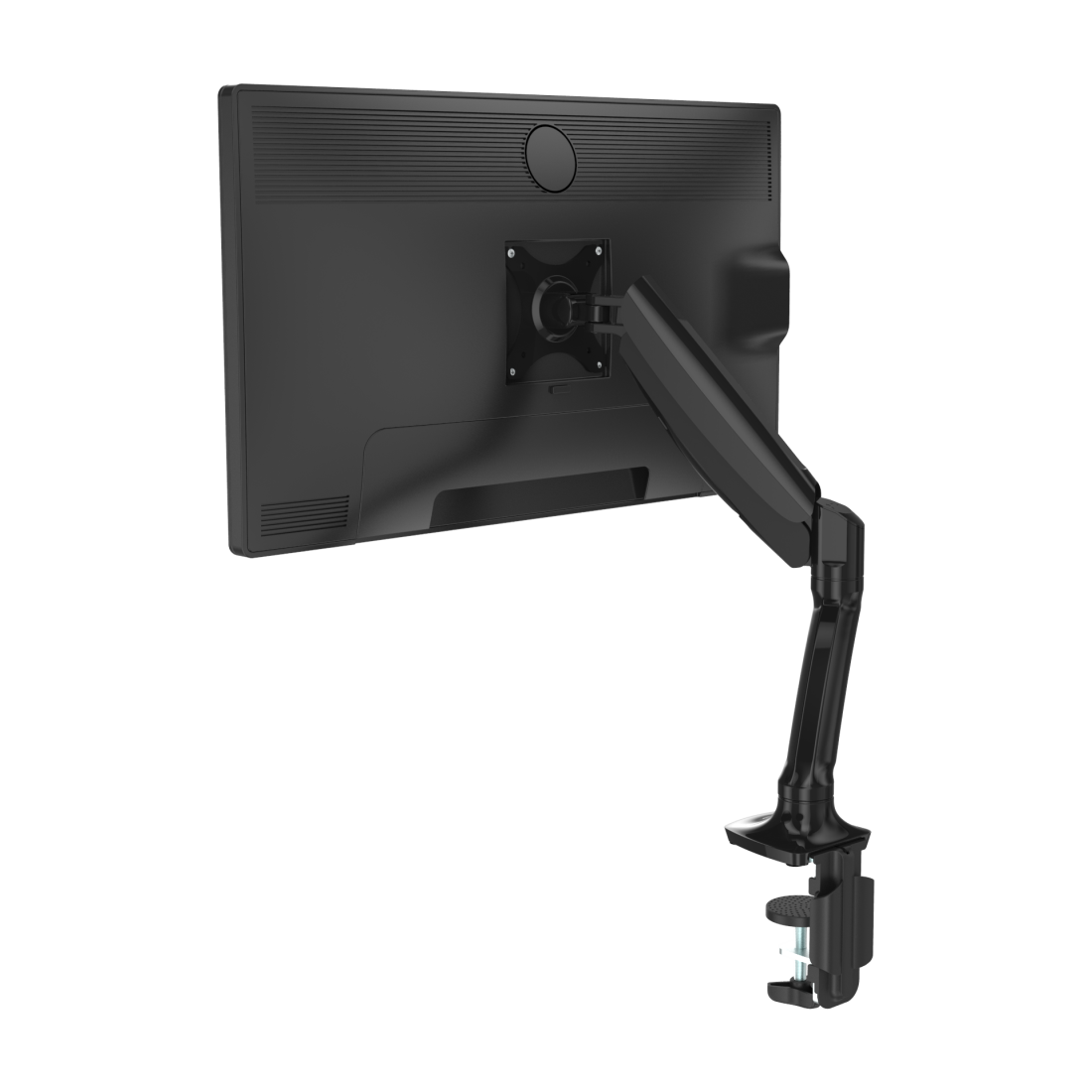 Loctek VNDLB502 17-inch to 30-inch Full Motion Gas-Spring-Adjustable Desk Mount LCD Monitor Arms