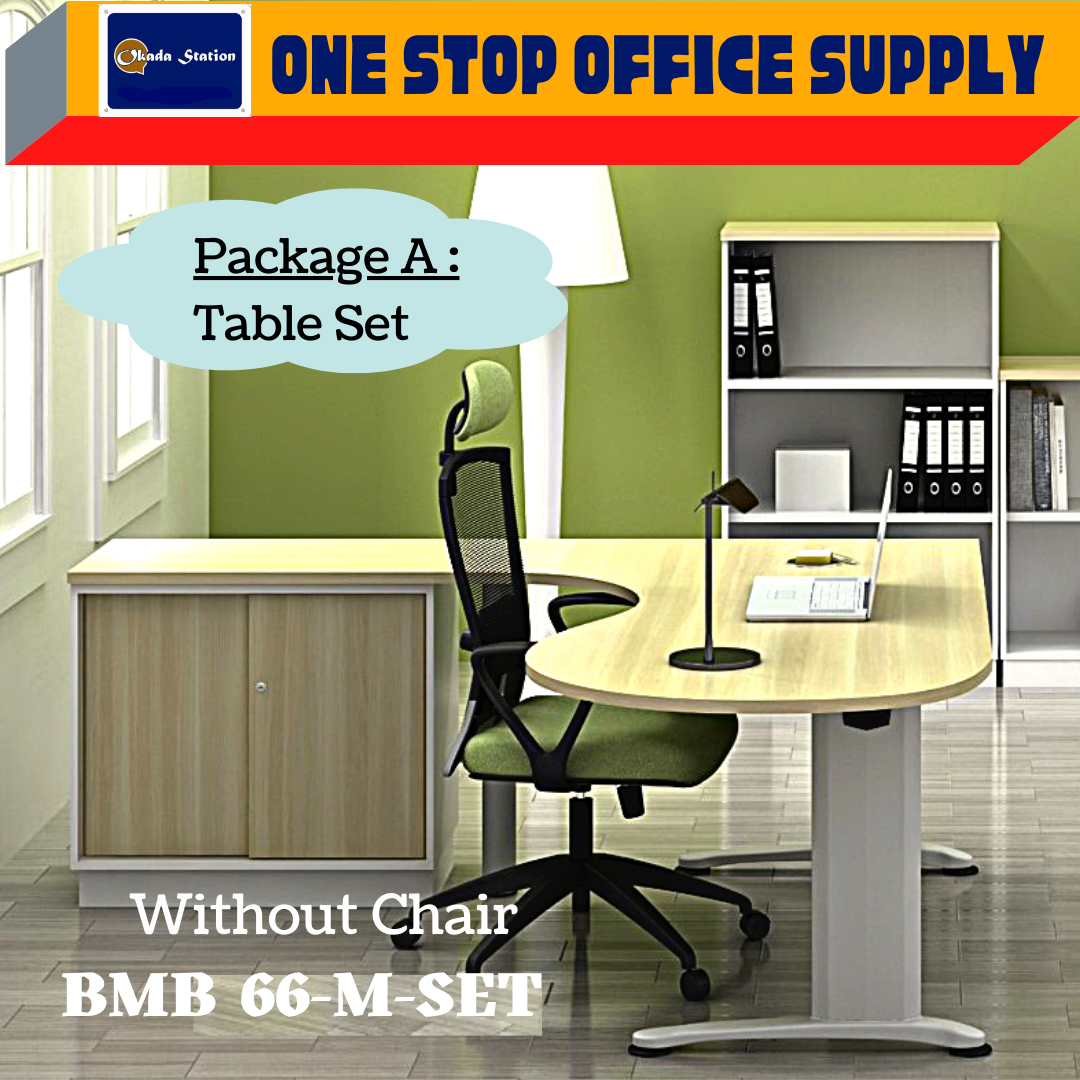 VS EXECUTIVE TABLE SET (A -BL 66-M) / EXECUTIVE TABLE AND CABINET SET (B - BL 66-M-SET) / B-SERIES / SUPERIOR COMPACT TABLE / EXECUTIVE TABLE / EXECUTIVE DESK / OFFICE TABLE / TABLE WITH CABINET / TABLE SET / BOSS TABLE / MODERN TABLE SET