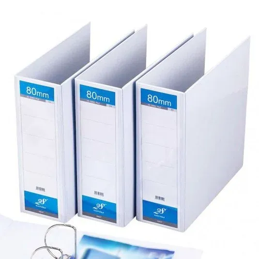 2D Ring File 80mm With Full Transparent