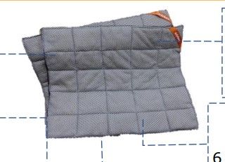 CRISBEN REUSABLE OIL ABSORBENT PILLOW 6PCS/BOX (P4050)