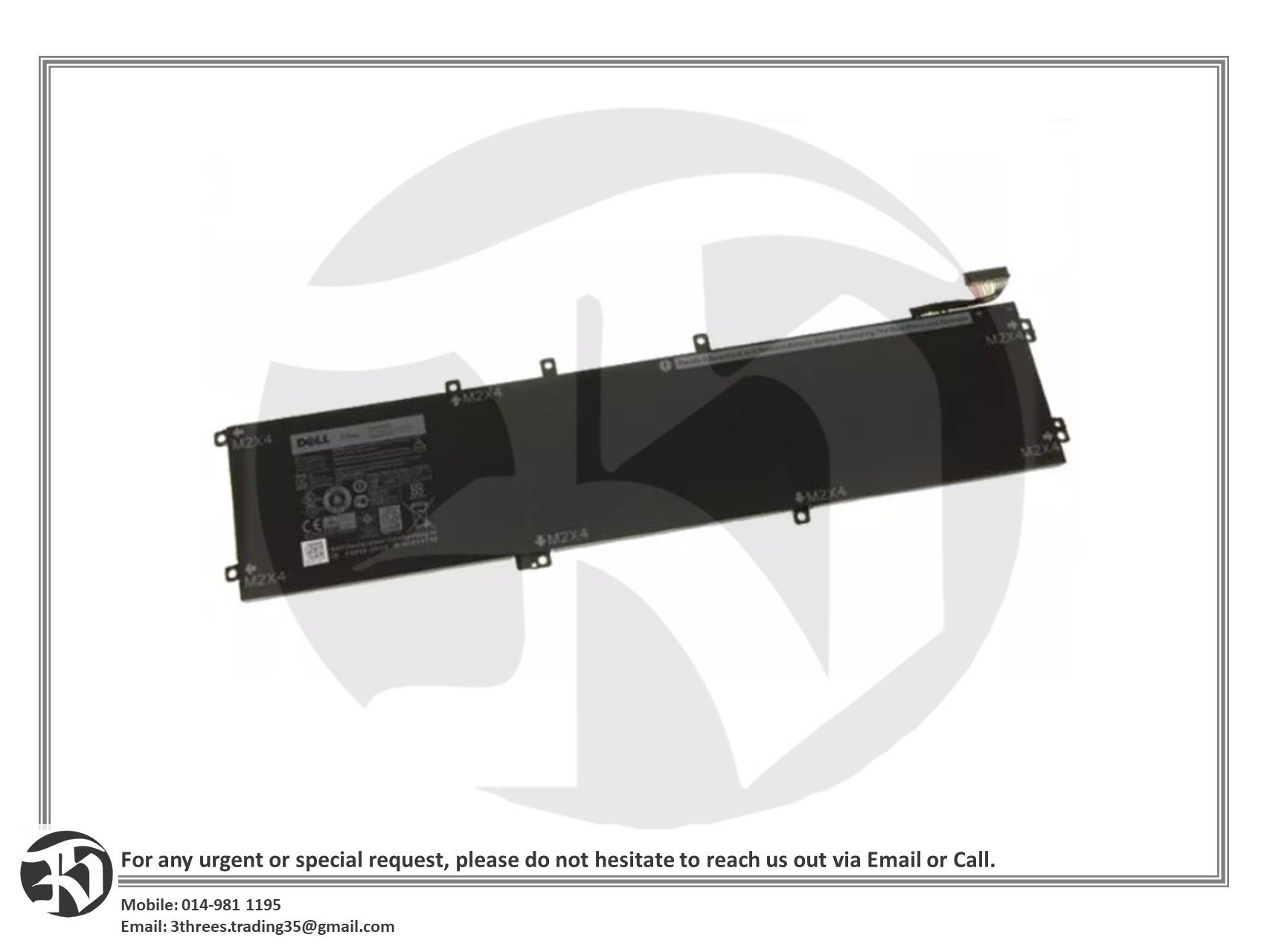 Dell XPS 15 9550 Replacement Battery