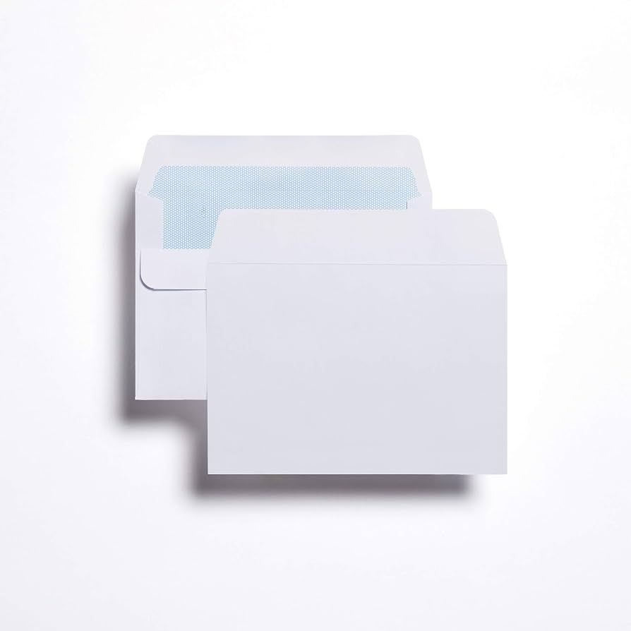 114MM X 162MM WHITE WINDOW ENVELOPE
