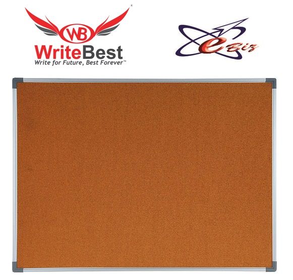 Writebest Cork Board / Notice Board 2 x 3 ft 鈥�Aluminium frame