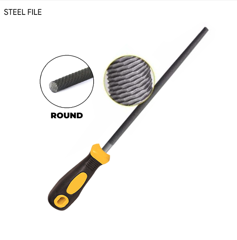 RANDOM STEEL FILE (ROUND) RANDOM,