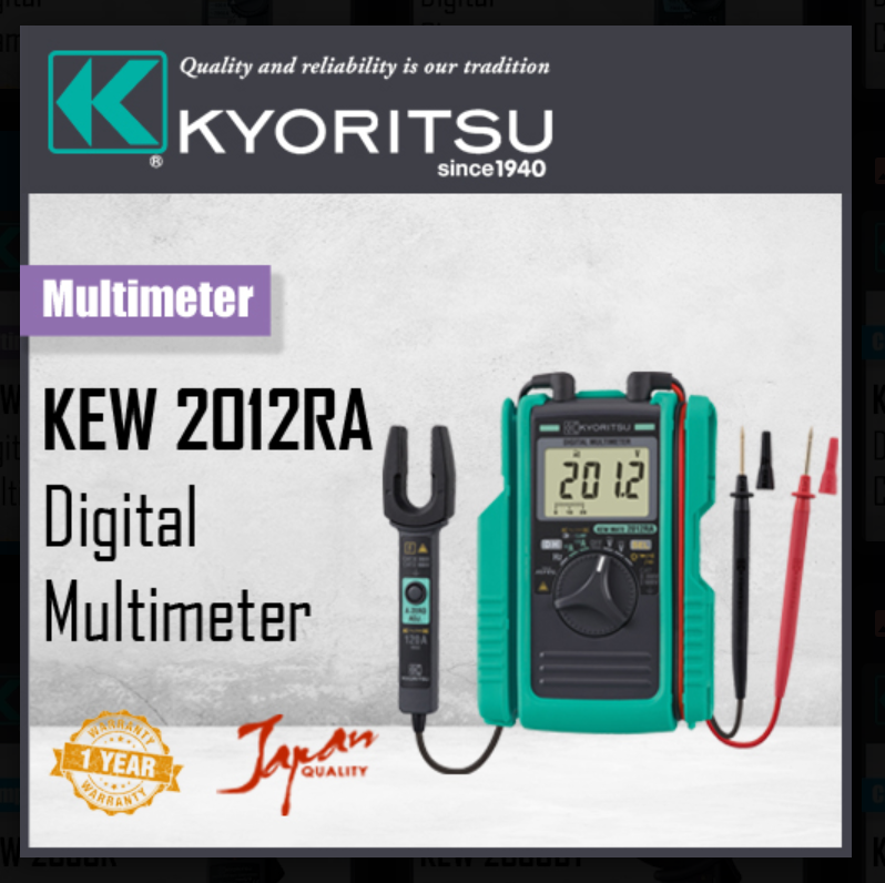 KYORITSU 2012RA DIGITAL MULTIMETER TRMS