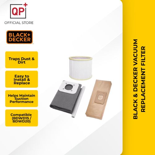 BLACK & DECKER 5170033-44/5170033-80/PB10-B1 REPLACEMENT FILTER (BDWD10/ BDWD15 / BDWD20) l PENAPIS GANTI | 替换滤芯-PB152025