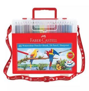 Faber-Castell Parrots Watercolour Pencil In Wonder Box 48L (114568)