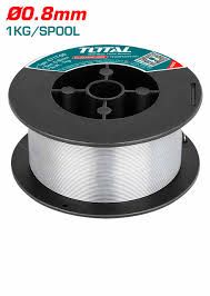 TOTAL Flux-cored Welding Wire Spool, Low Spatter, Stable Arc, Easy Slag Removal & Good Bead (0.8mm/1kg) TEWSFC081001