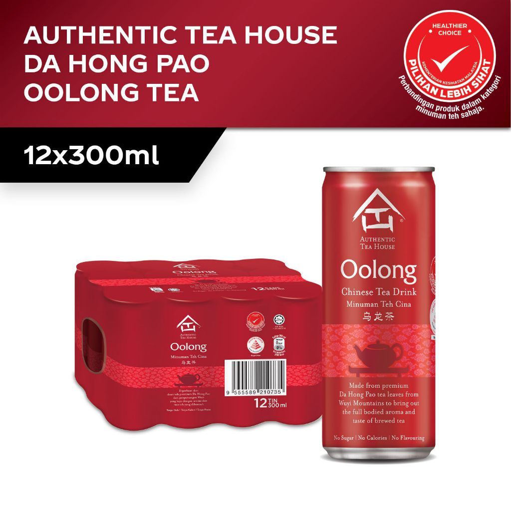 Authentic Tea House Oolong Tea 300ml x 12