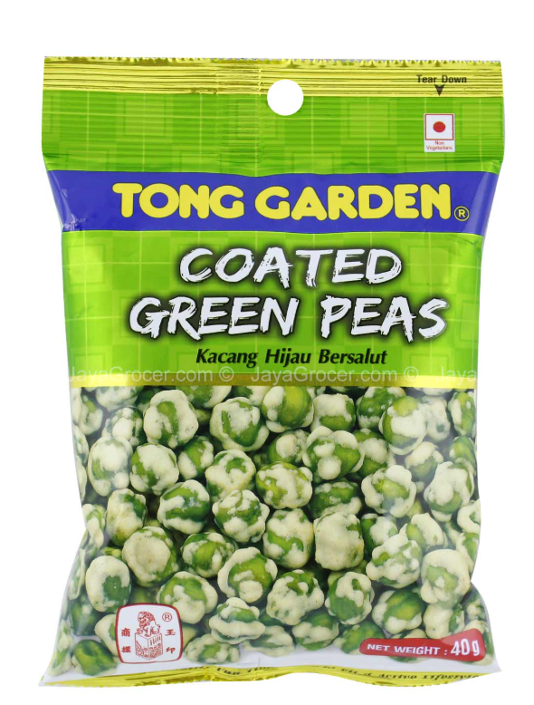 Tong Garden Coated Green Peas, 40g