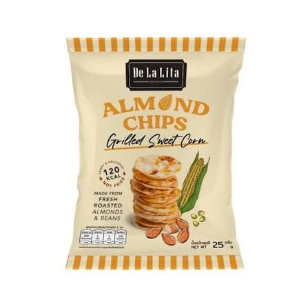 ALMOND CHIPS GRILLED SWEET CORN FLAVOR 25g x 24