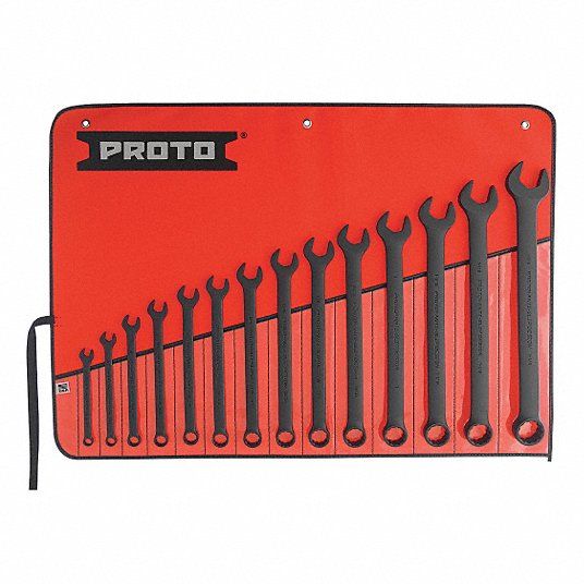 *Proto® 14 Piece Black Oxide Combination ASD Wrench Set J1200FBASD