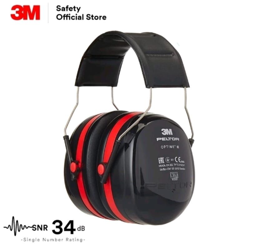 3M Safety Earmuff SNR 34db