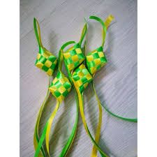 Mini Ketupat Hiasan Hari Raya (1set/10pcs)