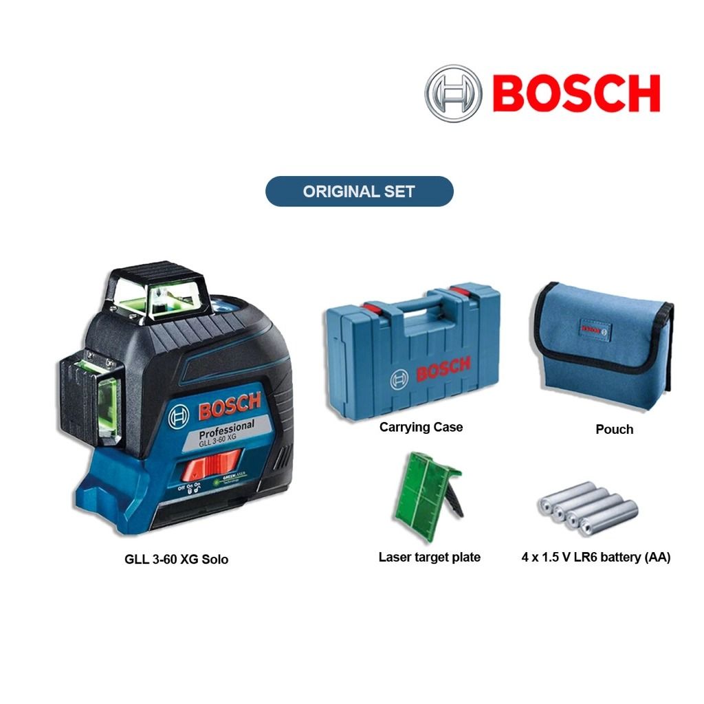 BOSCH GLL3-60XG Professional Line Laser GLL 3-60 XG GLL3-60 XG BT150 BT 150 Tripod 0601096B00 Rangefinders 0601063ZK0
