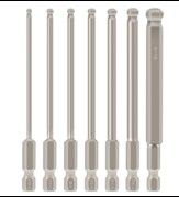 QP Socket Screwdriver Bit Hex Ball Allen Bit Set Magnetic 65mm Ball-point